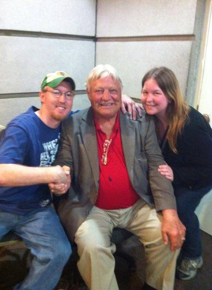 July 2013 with my amazing boyfriend and Blackhawks legend Bobby Hull. No diagnosis, but at least I'm off the steroids and my face looks normal!